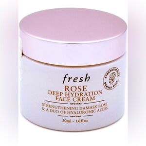 New never opened fresh rose deep hydration face cream . 0.23 fluid ounces